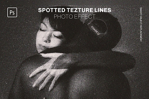 Spotted Texture Lines Photo Effect