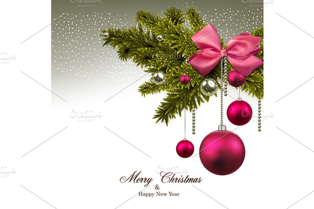 Christmas and New Year cards set, a Decorative Illustration by Vjom (Photo 4 of 4)