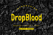 DropBlood, a Blackletter Font by GlottaTypeface (Thumbnail 1 of 8)