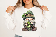 Whimsical St Patrick Gnome Clipart B, an Illustration by SVGArt (Thumbnail 3 of 9)