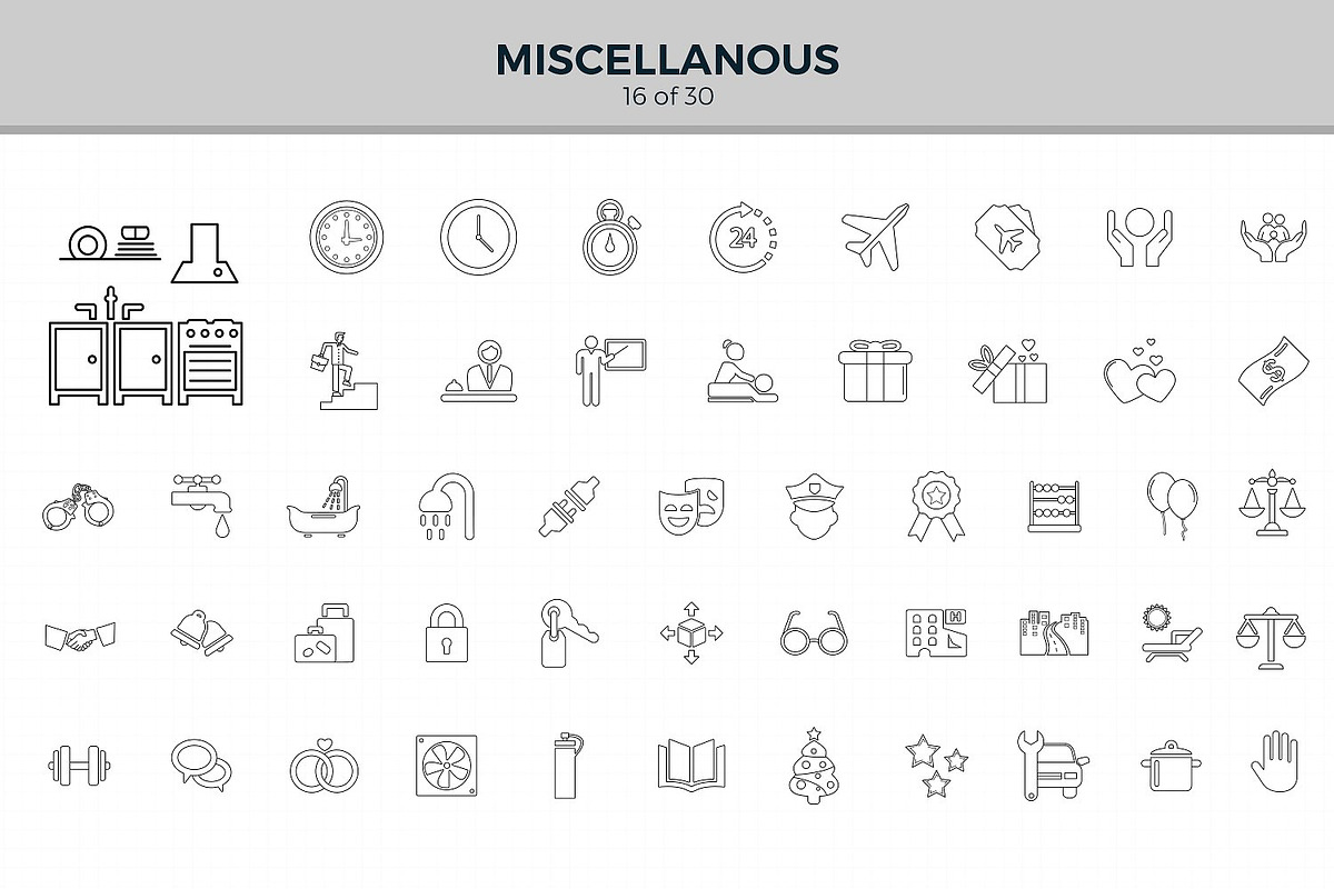 Jumbo Line Icons Pack, an Outline Icon by Jumbo Icons (Photo 18 of 48)