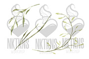 Greenery Watercolor Clipart, a Decorative Illustration by NKTKNS (Thumbnail 5 of 9)