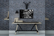 Loft Concept Artwork Frame Mockup, a Print Template by desgiant (Thumbnail 1 of 2)