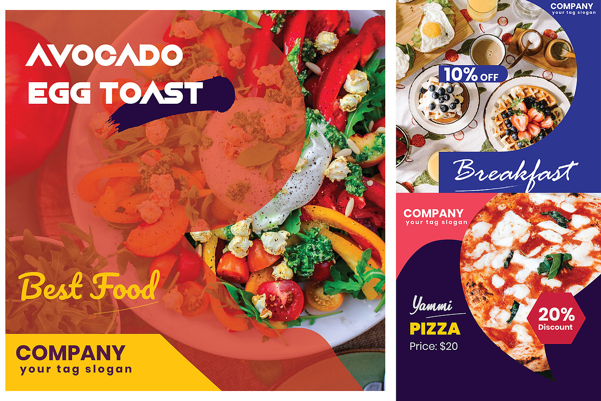 Food Instagram Promotional Template, a Social Media Template by RiveupDigital (Photo 2 of 2)