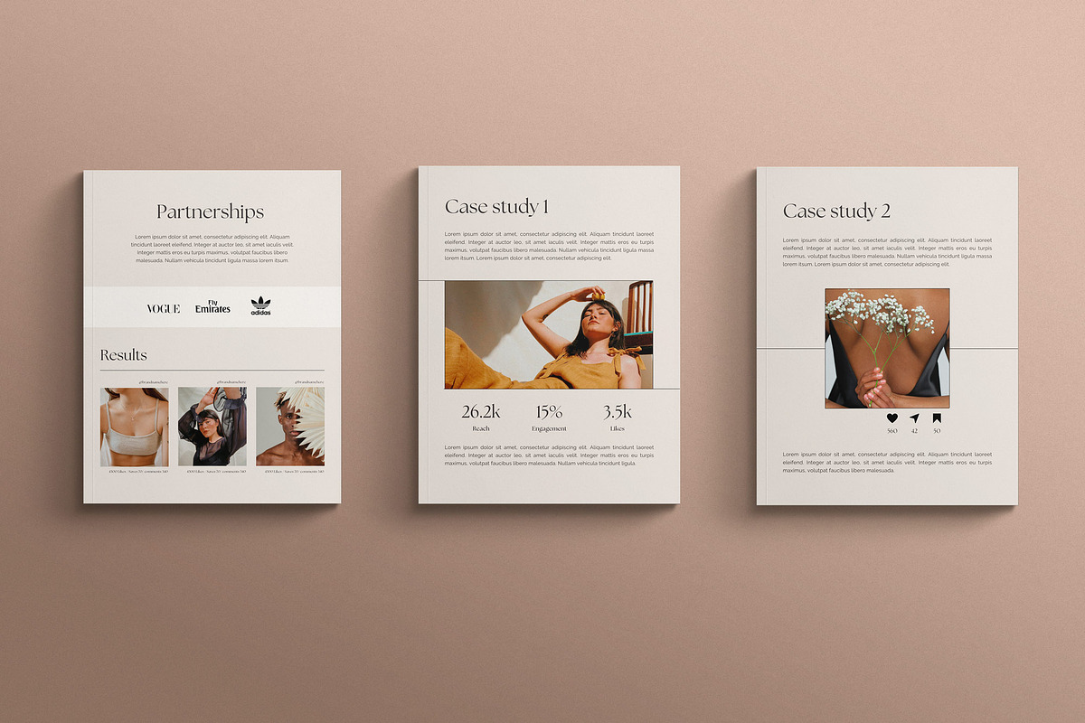 PERKY | Media Kit Canva Template, a Magazine Template by Sierra Creative Studio (Photo 6 of 10)