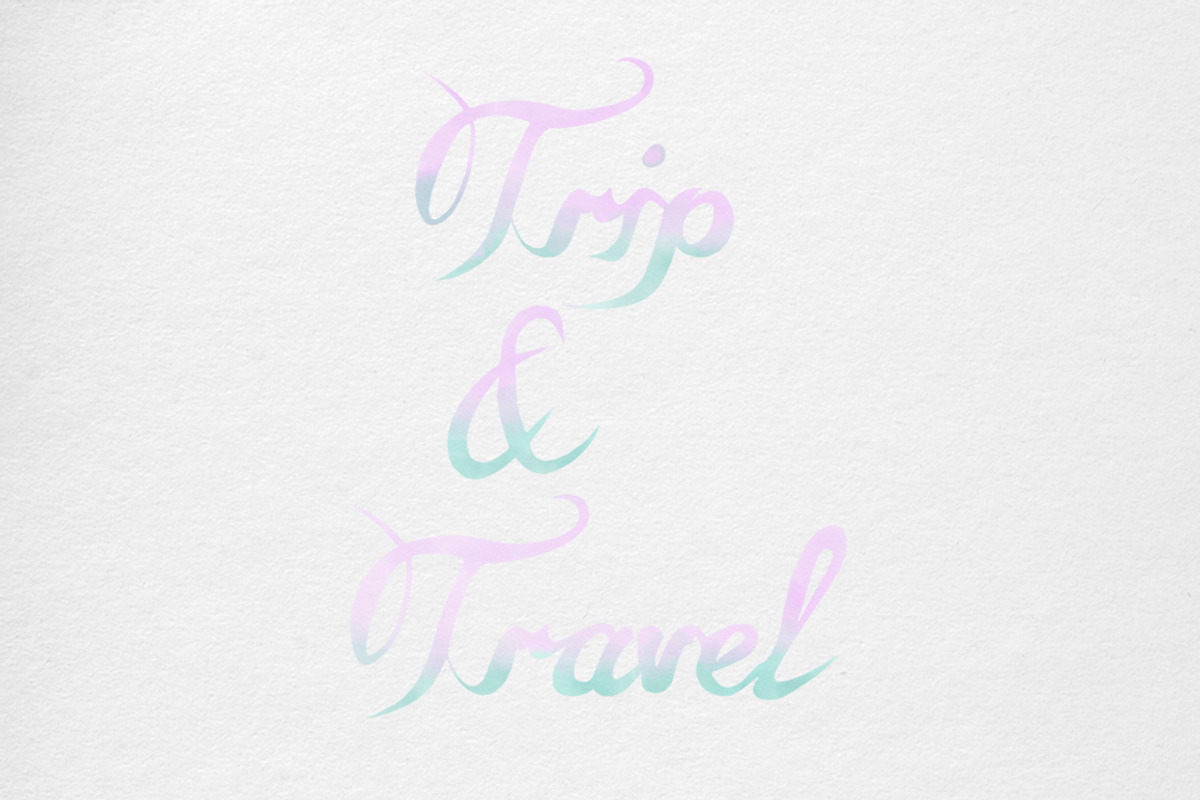 Trip &travel watercolor clip art set, an Illustration by AnastasiyaOleynik (Photo 6 of 6)