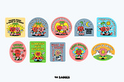 Whimsy Hearts Cartoon Characters, an Illustration by The Isian (Thumbnail 10 of 16)