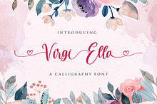 Virgi Ella - Lovely Calligraphy Font