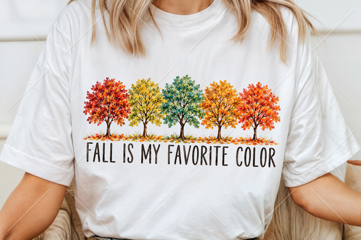 Fall is My Favorite Color PNG Tshirt, a Seasonal Illustration by Canvas Craft (Photo 3 of 6)