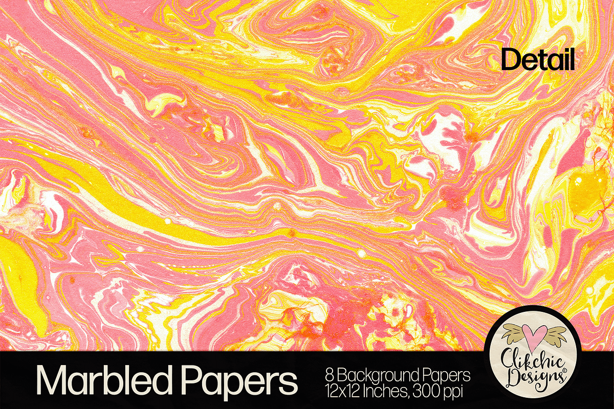 Marbled Background Textures, a Texture Graphic by Clikchic Designs (Photo 4 of 5)