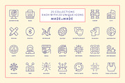 Mega Bundle Vol 7 Line Icons, an Outline Icon by Made by Made (Thumbnail 2 of 9)