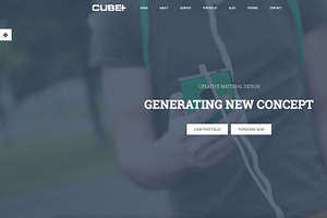 CubePlus HTML5 Responsive Template