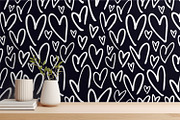 Outline Hearts, a Pattern Graphic by MalyskaStudio (Thumbnail 5 of 10)