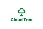 Cloud Tree Simple Logo Icon, a Branding & Logo Template by ika trisiana (Thumbnail 2 of 2)