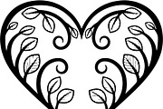 Decorative Heart Silhouette Bundle, an Illustration by Designs_River (Thumbnail 2 of 45)