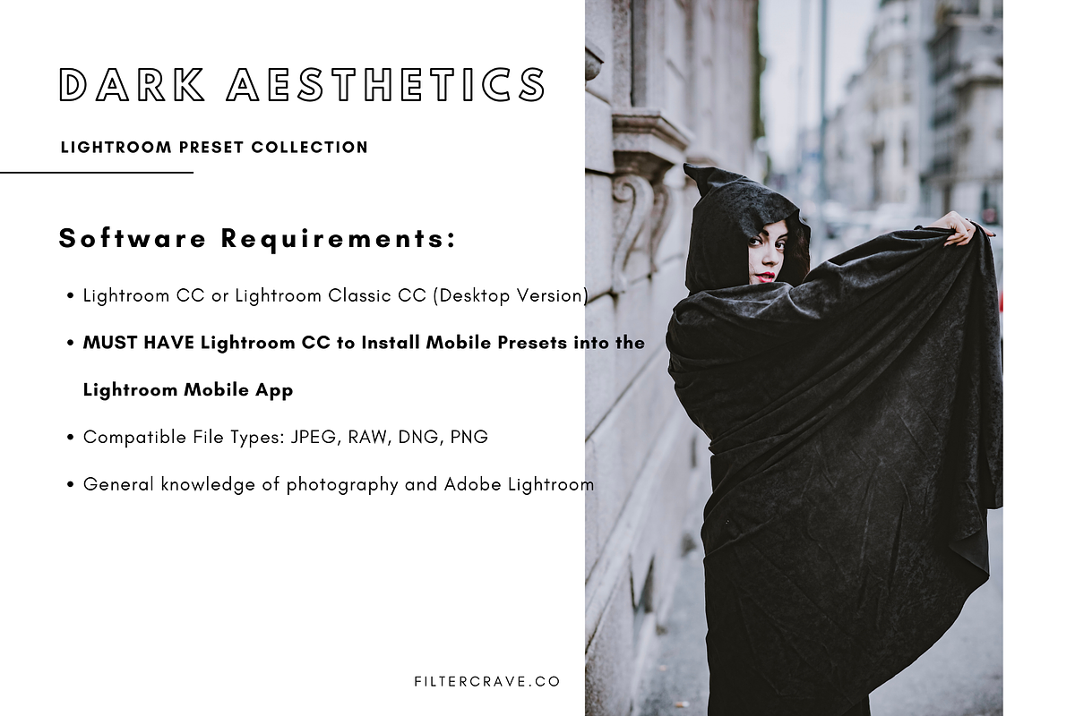 Dark Aesthetic Mobile Presets, a Plug-in Add-On by Filtercrave (Photo 8 of 11)