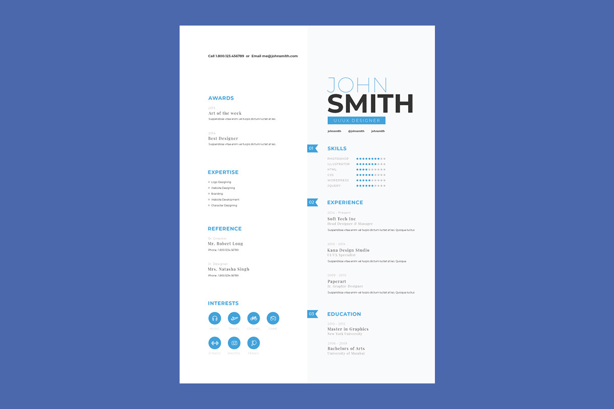 Resume, a Resume Template by CodexCoder Themes (Photo 3 of 3)