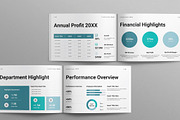 Annual Report Template Landscape, a Brochure Template by Work-Envance (Thumbnail 8 of 12)