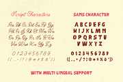 Cafe Corner Retro Display Font Duo, a Handwritten Font by Littlehand (Thumbnail 7 of 9)