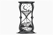 Hourglass Mountain Scene Set, an Illustration by BIPLOB EXPERT (Thumbnail 7 of 7)