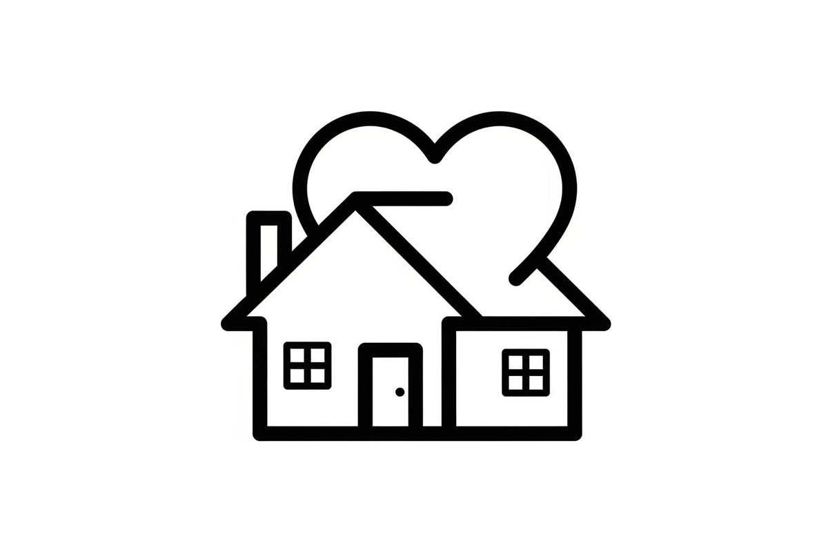 50 Home Love Heart House Icon Set Bu, an Illustration by Gaye Art (Photo 33 of 51)