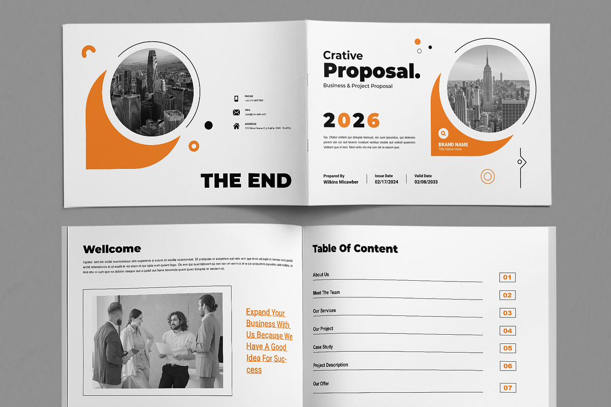 Brand Proposal Design Template, a Brochure Template by ContestDesign (Photo 2 of 5)