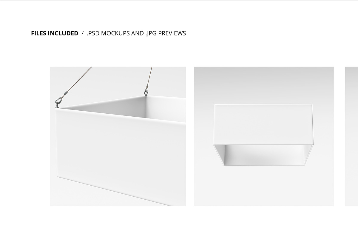 8x3.5 Ft Hanging Display Mockup, an Advertising Mockup by creatsy5 (Photo 2 of 9)