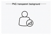 User Profile and Ui Icons Set, an Outline Icon by Designfour (Thumbnail 2 of 7)