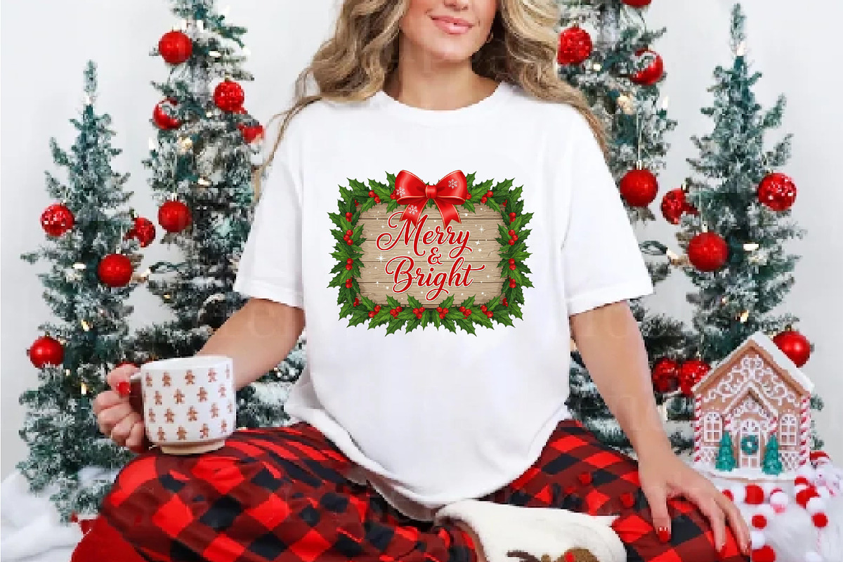 Merry and Bright PNG, an Illustration by DreamArtGraphic (Photo 3 of 5)