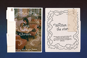 Luna Starlight Borders, an Object Graphic by Lilithcollageart
