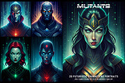 Mutants, a Decorative Illustration by Digital Art Creations (Thumbnail 4 of 6)
