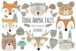 Woodland Tribal Animals & Elements