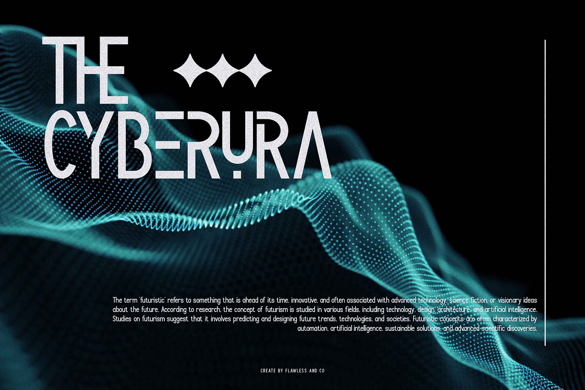 Astratura - Futuristic Font, a Sans Serif Font by Flawless And Co (Photo 5 of 10)