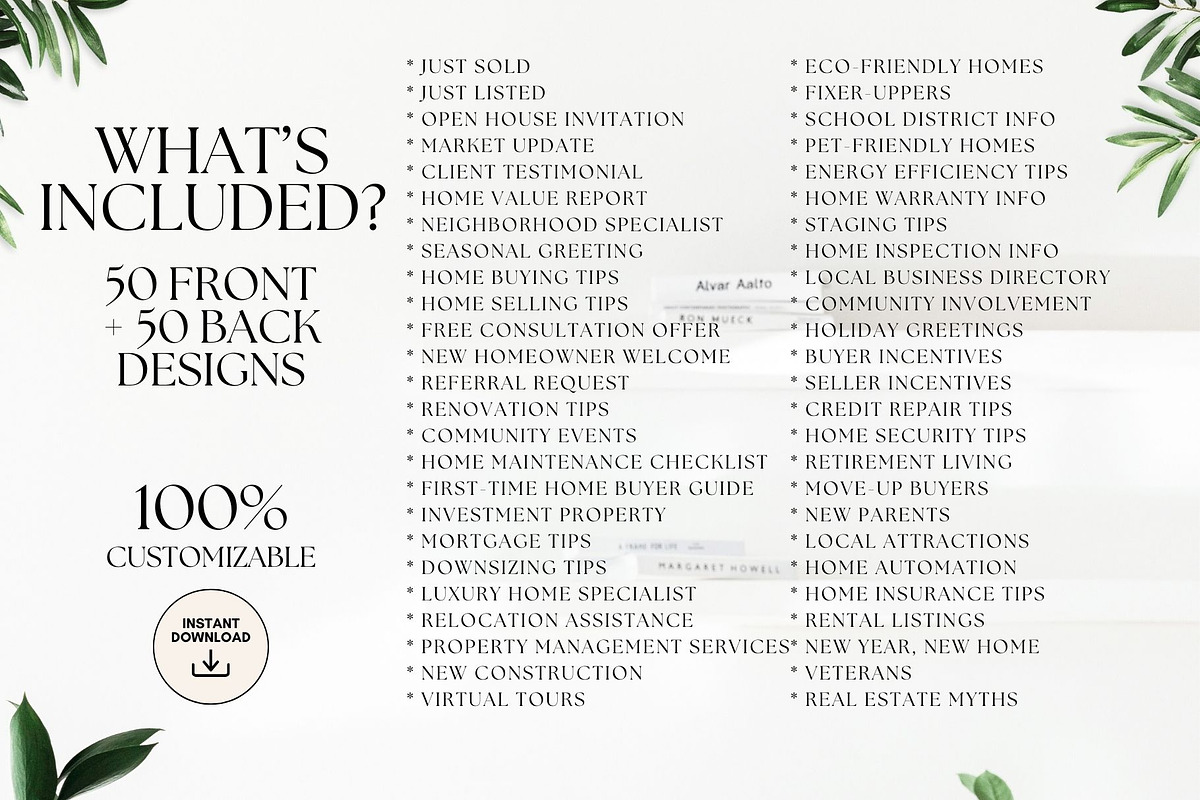 Real Estate Door Hanger Bundle Canva, a Marketing Template by CreativeVinesStore (Photo 2 of 6)