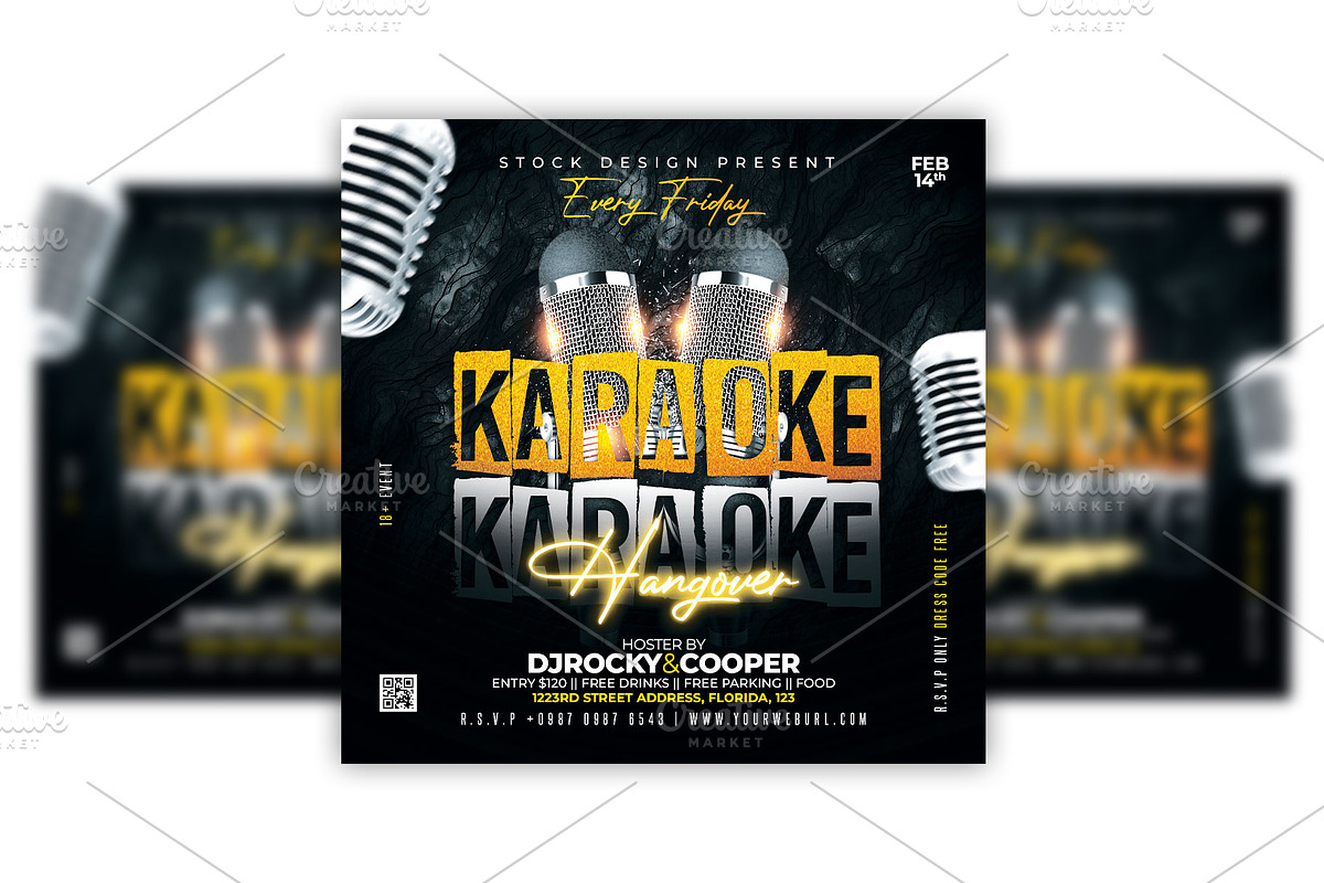 Karaoke Flyer, a Flyer Template by Stock_Design (Photo 1 of 2)