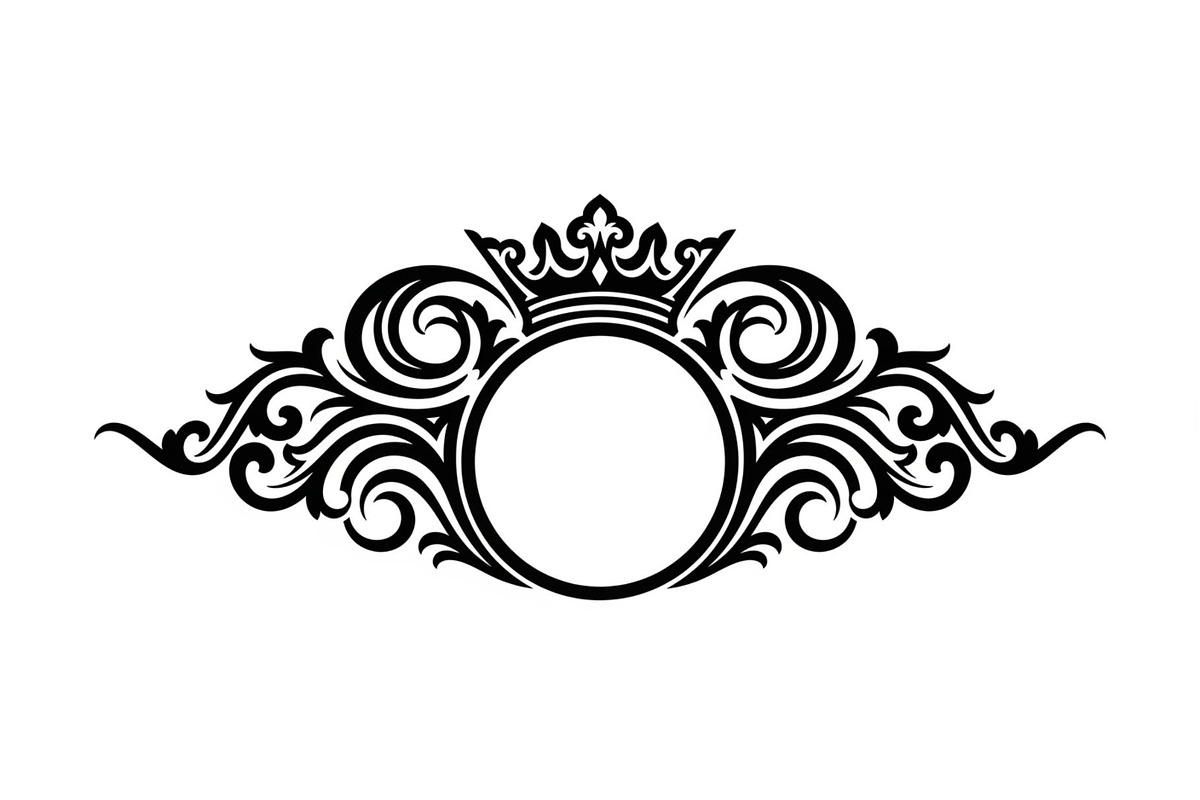 Vintage Crown Ornament Bundle, an Illustration by Designer_Momina (Photo 29 of 31)