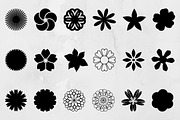 Flower Silhouette SVG #1, an Object Illustration by newminddesign (Thumbnail 1 of 3)