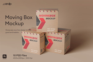 Moving Box Mockup Bundle