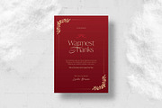 Christmas Thank You Card Template, a Card Template by BrandPacks (Thumbnail 3 of 5)
