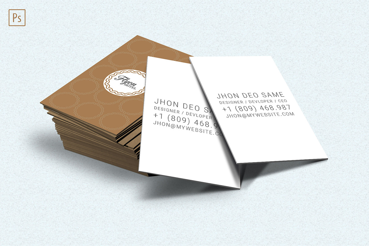 Flyon Business card Template, a Business Card Template by ORCOLOR (Photo 1 of 7)