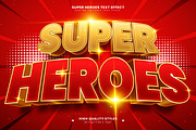 Super Heroes Editable Text Effect, a Layer Style Add-On by Niestart Creation (Thumbnail 2 of 2)