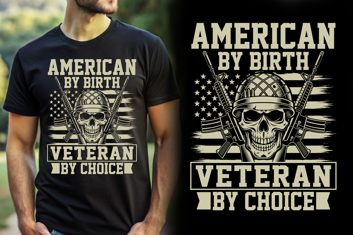 Veteran T-shirt Design, a Graphic by Crafts Bundle (Photo 2 of 2)