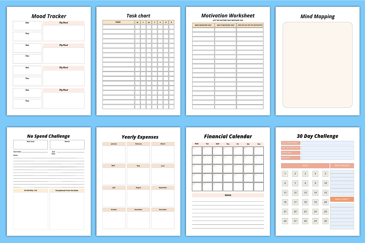 2025 Life Coaching Planner, a Stationery Template by Designmela01 (Photo 6 of 7)