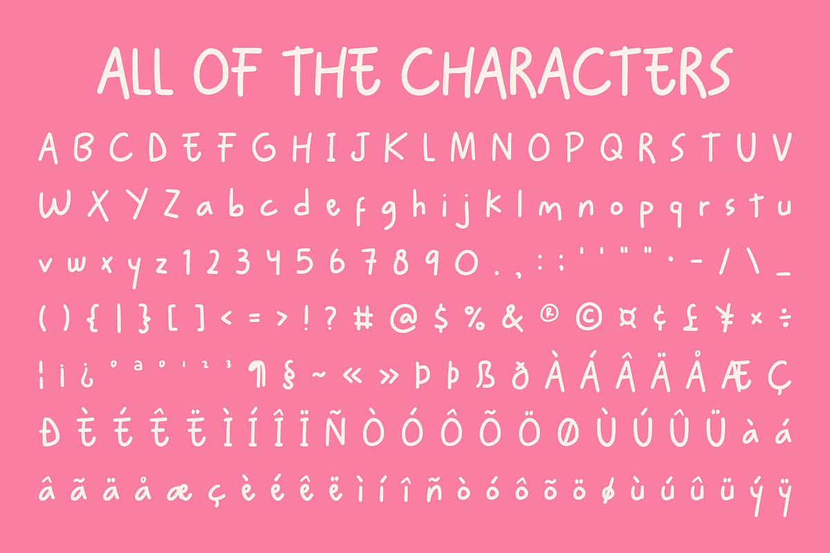 CS Bastrop – Cute Handwritten Font, a Handwritten Font by Craft Supply Co. (Photo 8 of 8)