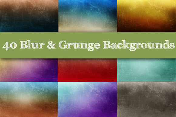 40 Blur & Grunge Backgrounds preview 6