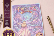 Magical Princess Coloring Book Vol26, a Person Illustration by ikarifq shop (Thumbnail 1 of 7)
