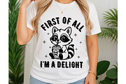 I'm Delight Funny Raccoon SVG Png, an Object Graphic by EllaMaiyaali (Thumbnail 2 of 6)