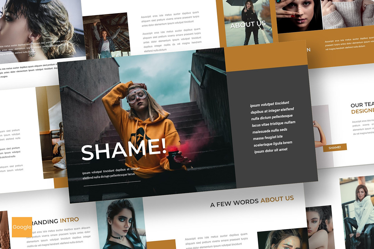 Shame - Google Slides Template, a Presentation Template by inspirasign (Photo 1 of 4)