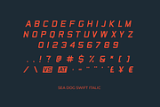 Sea Dog Swift | Sports Display Font, a Font by Doug Houvener (Thumbnail 5 of 10)