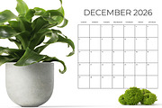 2026 Vertical 8.5 x 11 Inch Calendar, a Stationery Template by Running With Foxes (Thumbnail 6 of 6)